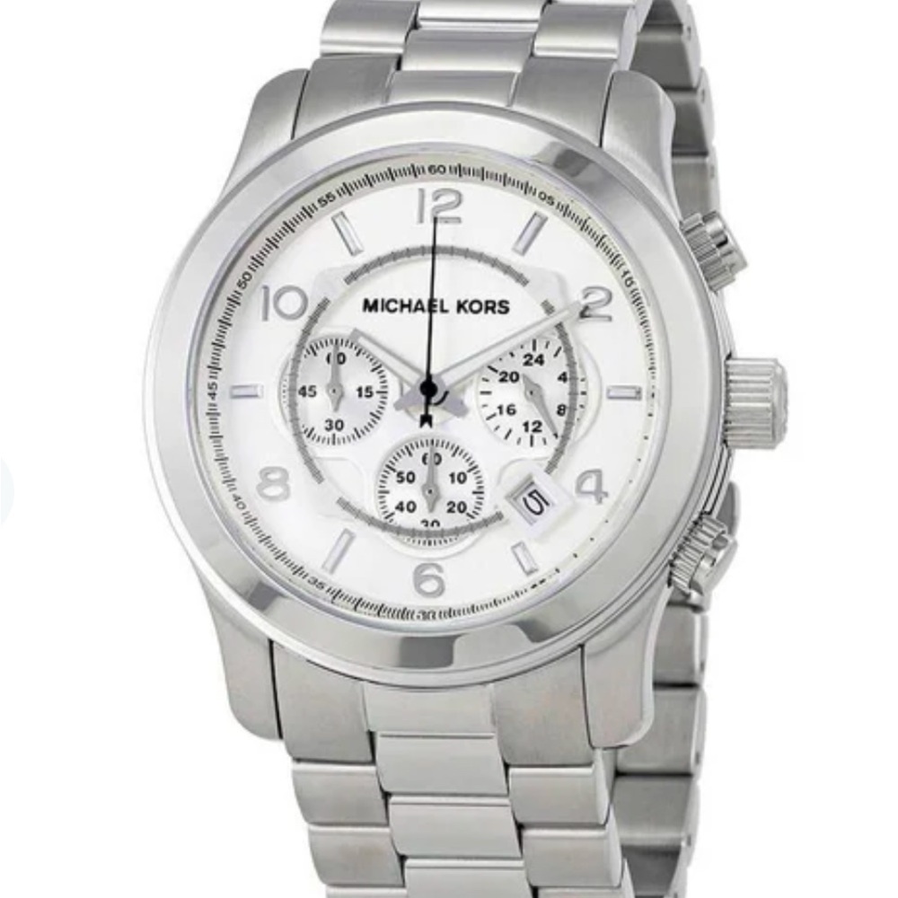 Michael Kors Silver Chronograph Watch